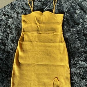 Asos body con ribbed dress